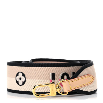 Louis Vuitton Jacquard Speedy Bandouliere 20 Shoulder Strap Black 1 of 4