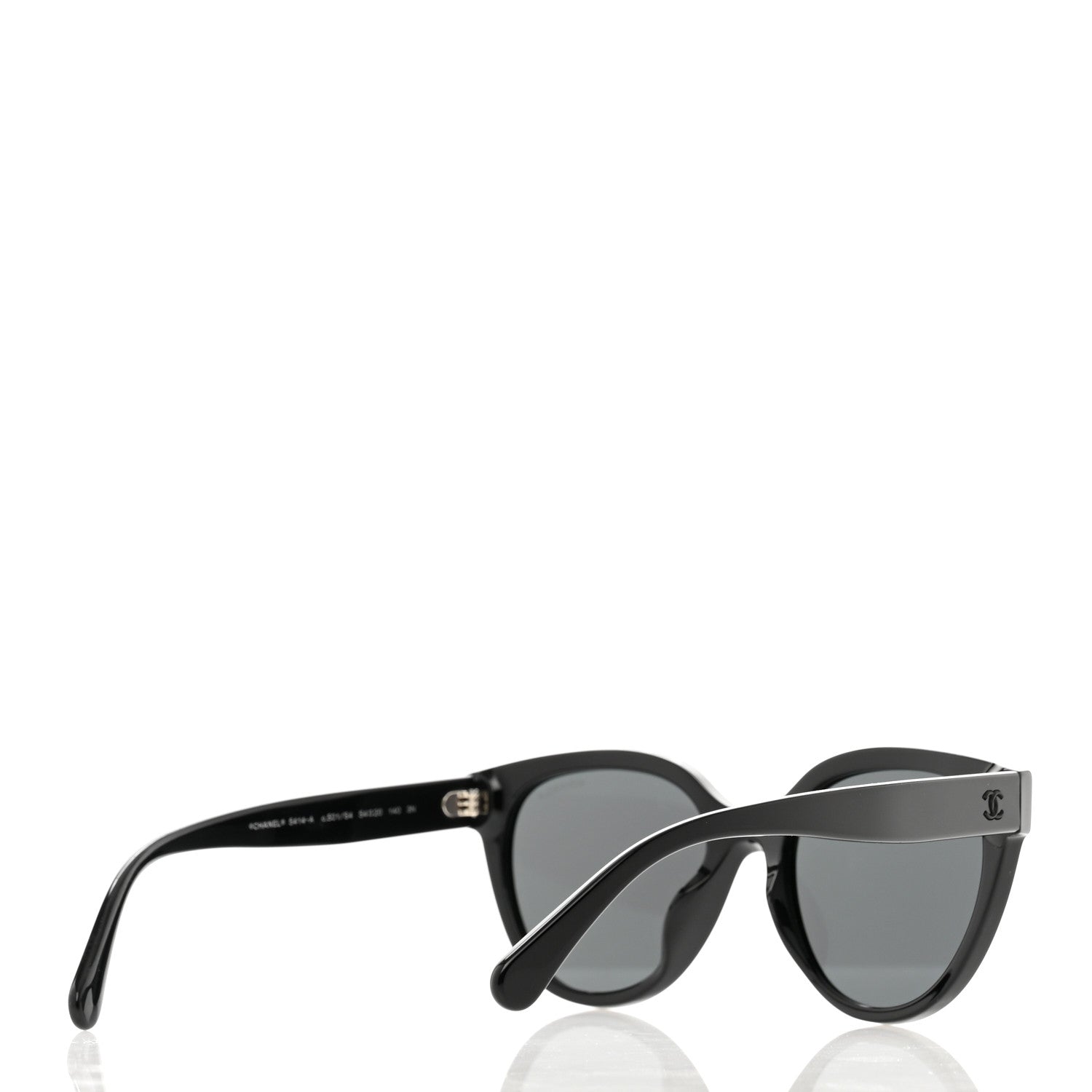 Chanel Acetate CC Butterfly Sunglasses 5414-A Black 4 of 6