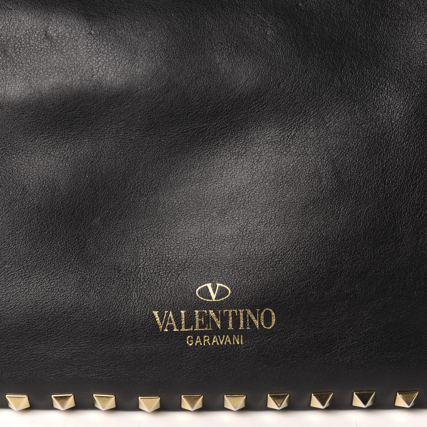 Vitello Small Rockstud Tote Black