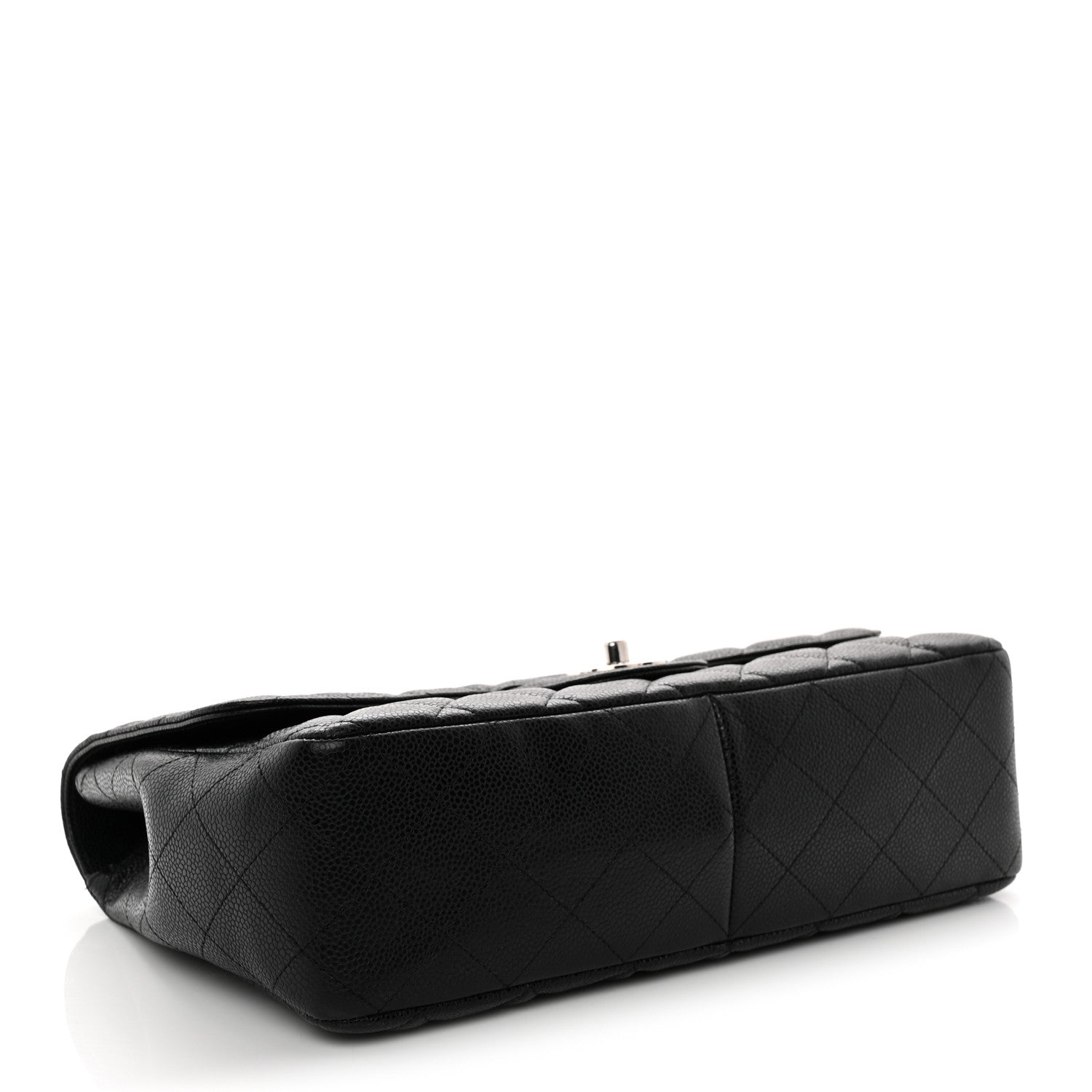 Chanel Caviar Quilted Jumbo Single Flap Black 4 of 12