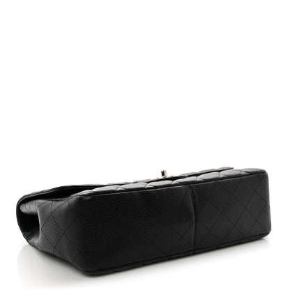 Chanel Caviar Quilted Jumbo Single Flap Black 4 of 12