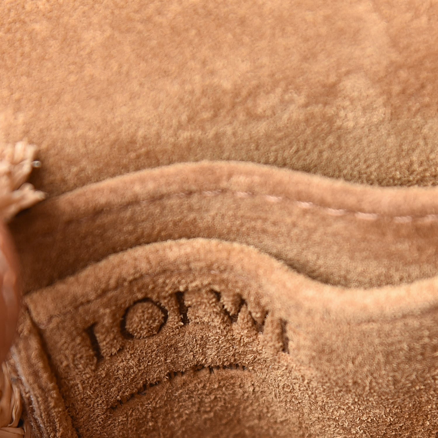 Loewe Calfskin Raffia Mini Gate Crossbody Bag Natural Tan 8 of 13