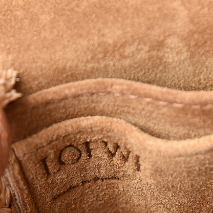 Loewe Calfskin Raffia Mini Gate Crossbody Bag Natural Tan 8 of 13