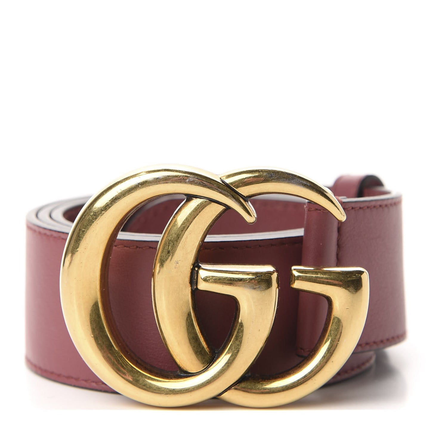 Calfskin Double G 40mm Belt 80 32 Burgundy