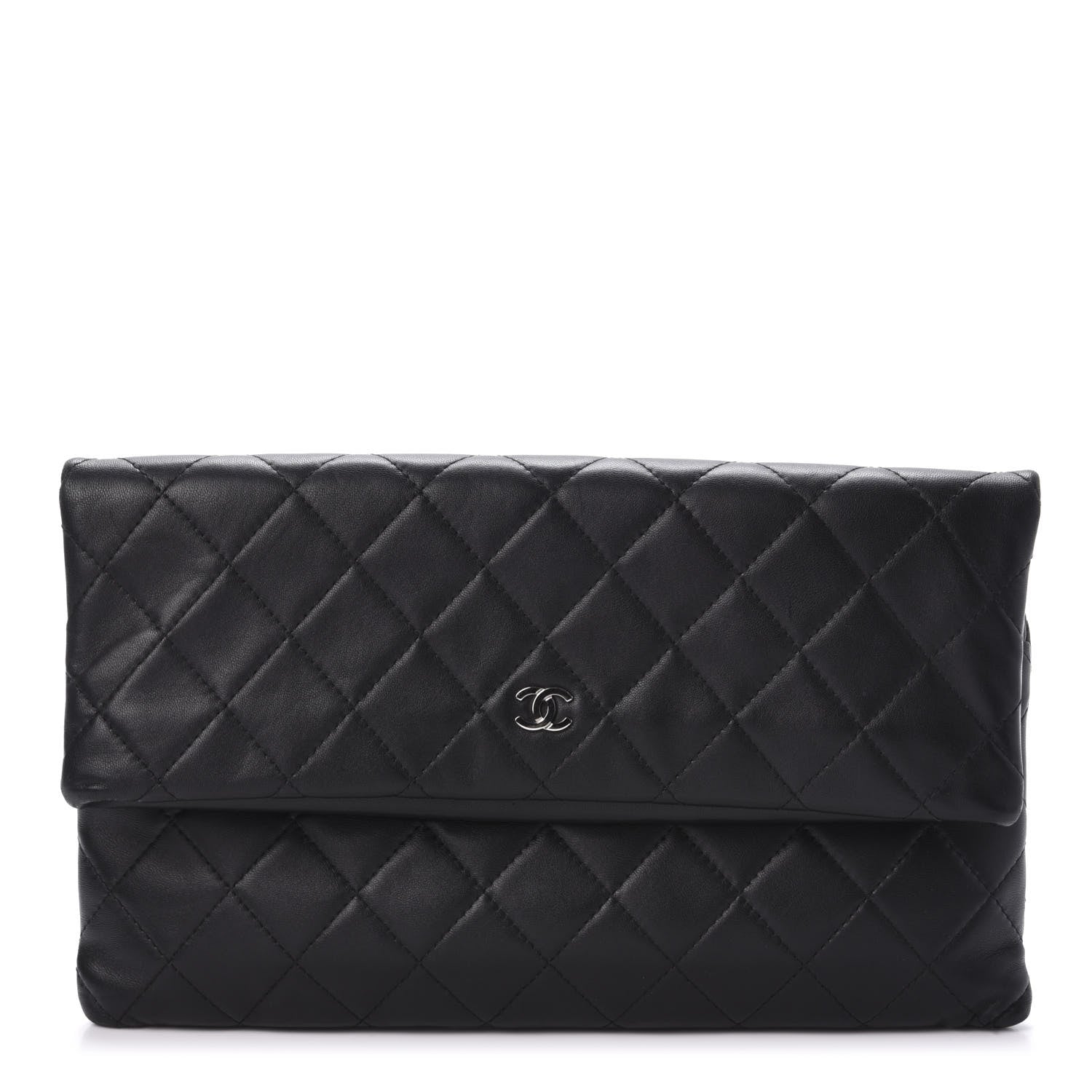 Chanel Lambskin Quilted CC Beauty Clutch Black 1 of 9