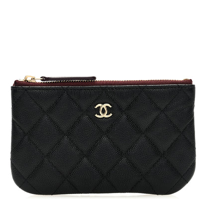 Chanel Caviar Quilted Small Cosmetic Case Black 1 of 7