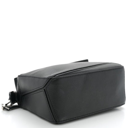Loewe Calfskin Mini Puzzle Bag Black 4 of 9