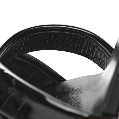 Christian Louboutin Patent Simply Me 70 Slide Sandals 38.5 Black 9 of 10