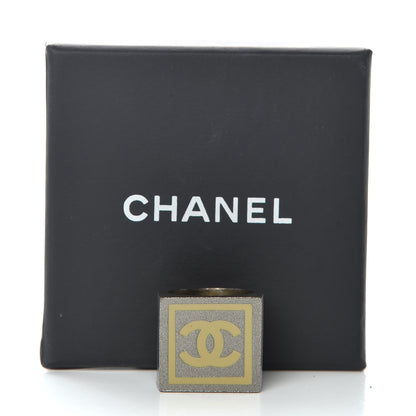 Chanel CC Logo Signet Ring 7.5 6 of 6