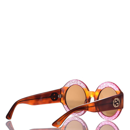Gucci Acetate Round GG0084S Sunglasses Pink 4 of 8