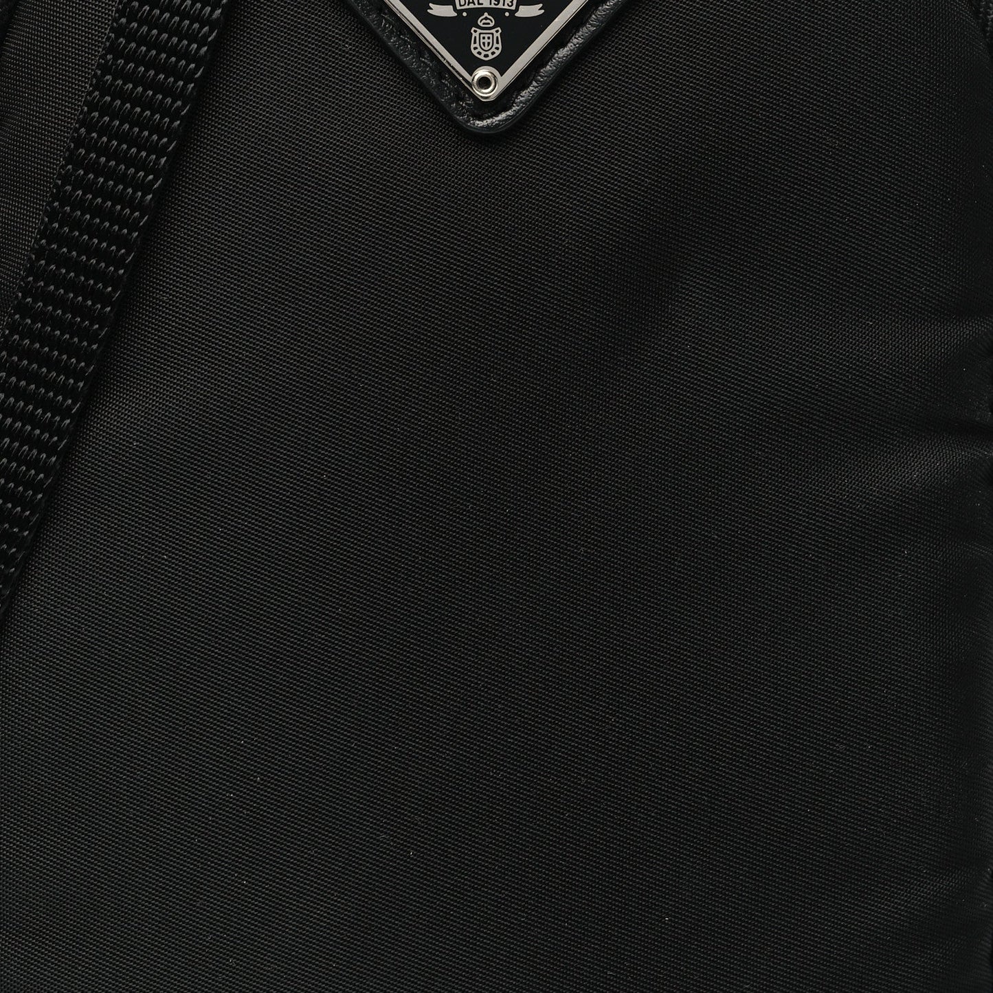 Tessuto Nylon Pocket Mini Bag Black