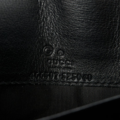 Gucci Microguccissima Crossbody Wallet Black 6 of 10