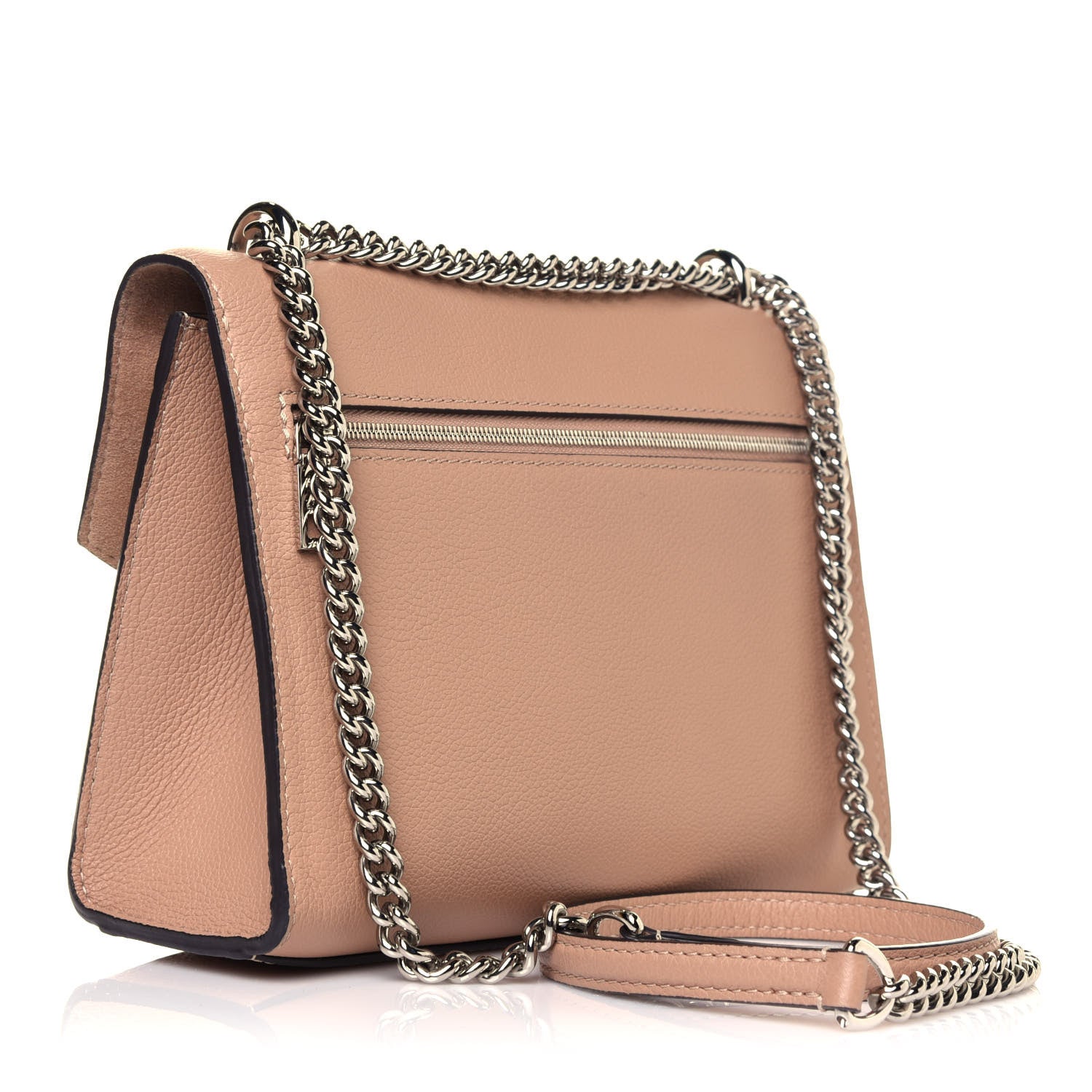 Louis Vuitton Soft Calfskin Mylockme Chain Bag BB Papyrus Creme 3 of 13