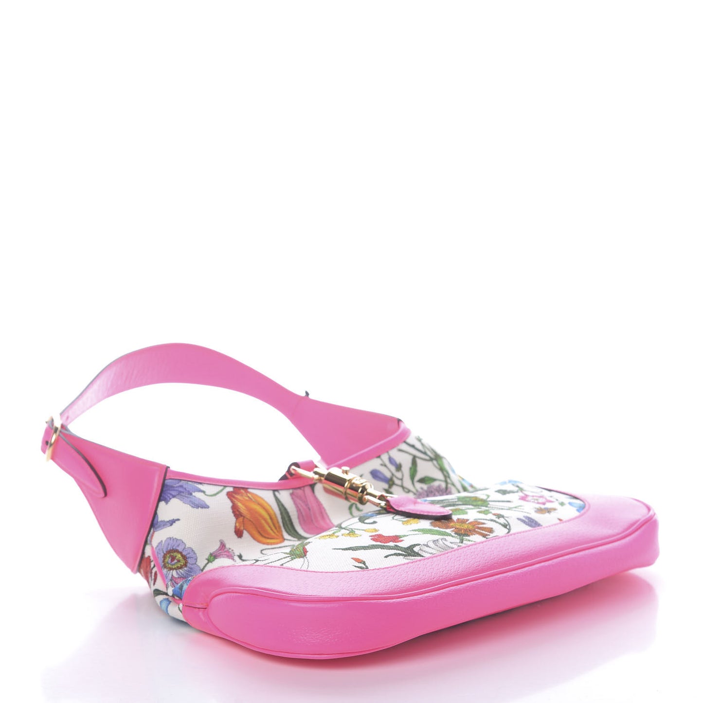 Canvas Flora Medium Jackie Hobo Fuchsia