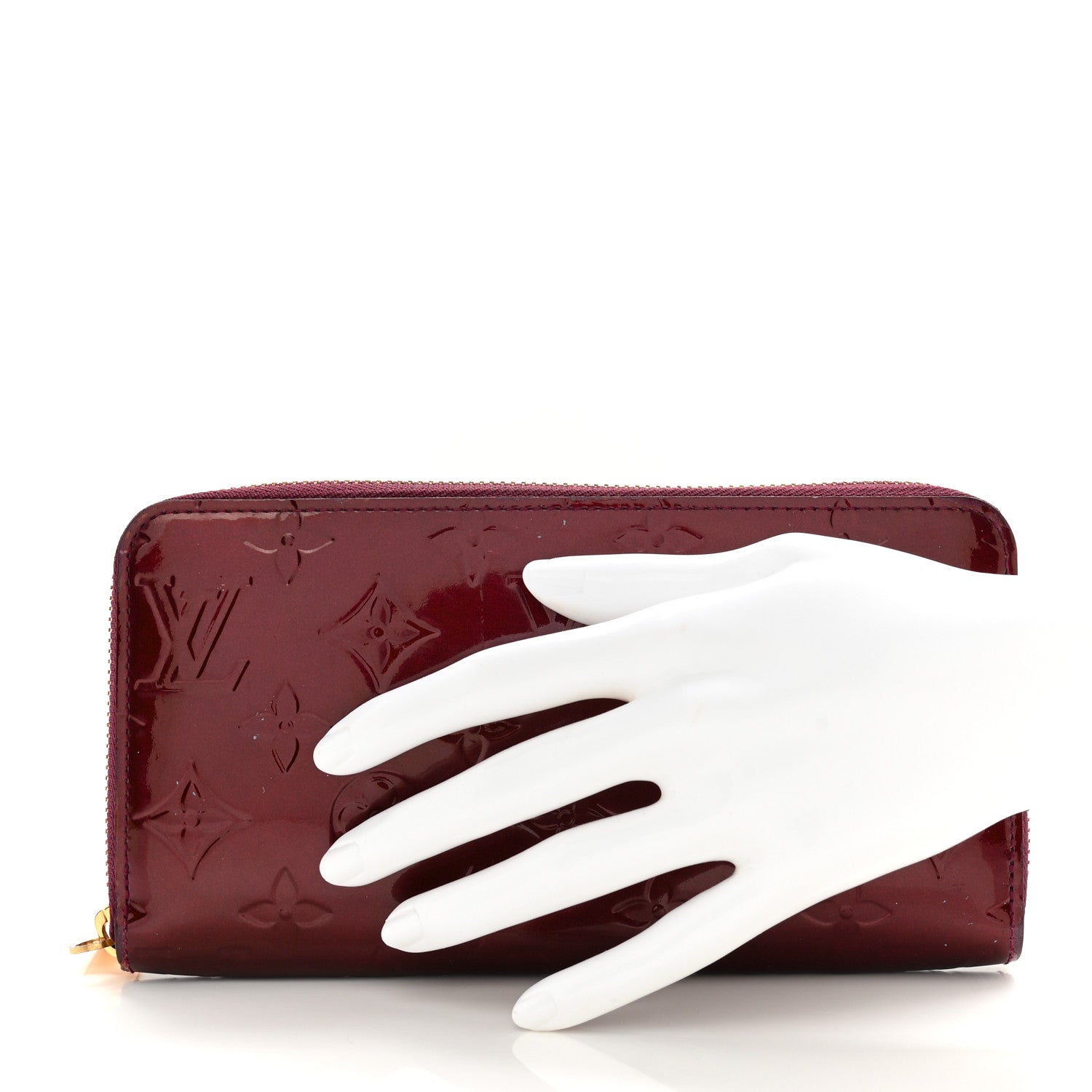 Louis Vuitton LOUIS VUITTON Vernis Zippy Wallet Rouge Fauviste 2 of 13