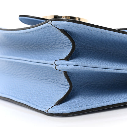 Gucci Dollar Calfskin Small Interlocking G Shoulder Bag Mineral Blue 10 of 10