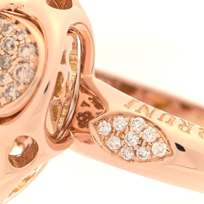 Pasquale Bruni 18K Rose Gold Champagne Diamond Bon Ton Ring 57 8 5 of 6