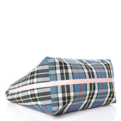 Burberry Vintage Check Large The Giant Reversible Tote Palm Green Pink Apricot 8 of 13