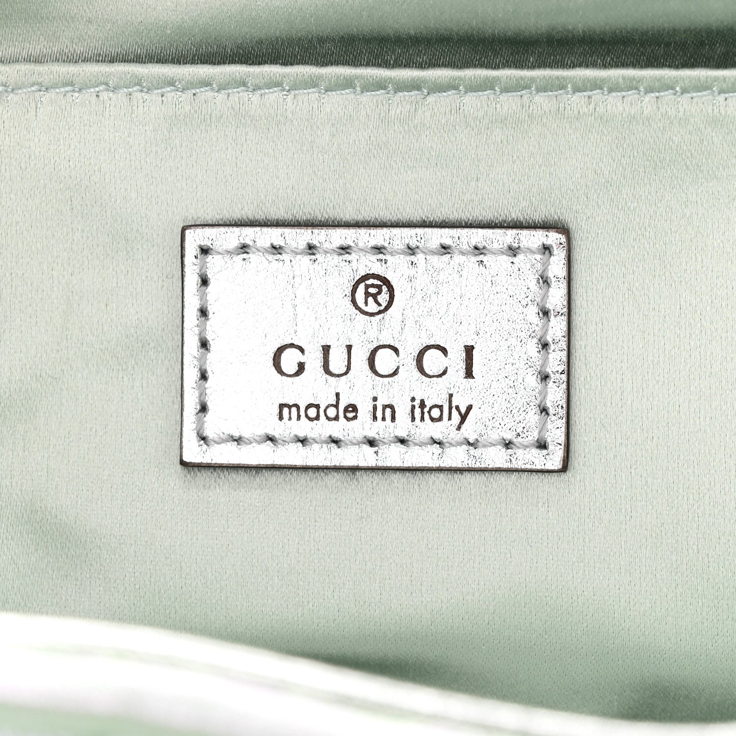 Gucci Iridescent Nappa Vertical Matelasse Medium Maxi Horsebit Chain Shoulder Bag Iridescent Salvy Green 6 of 10