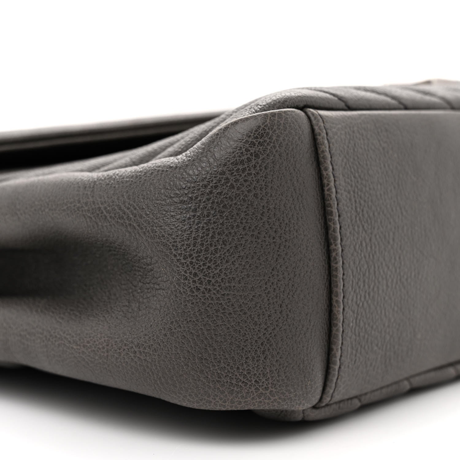 Saint Laurent Sheepskin Matelasse Large Monogram College Satchel Dark Anthracite 9 of 17