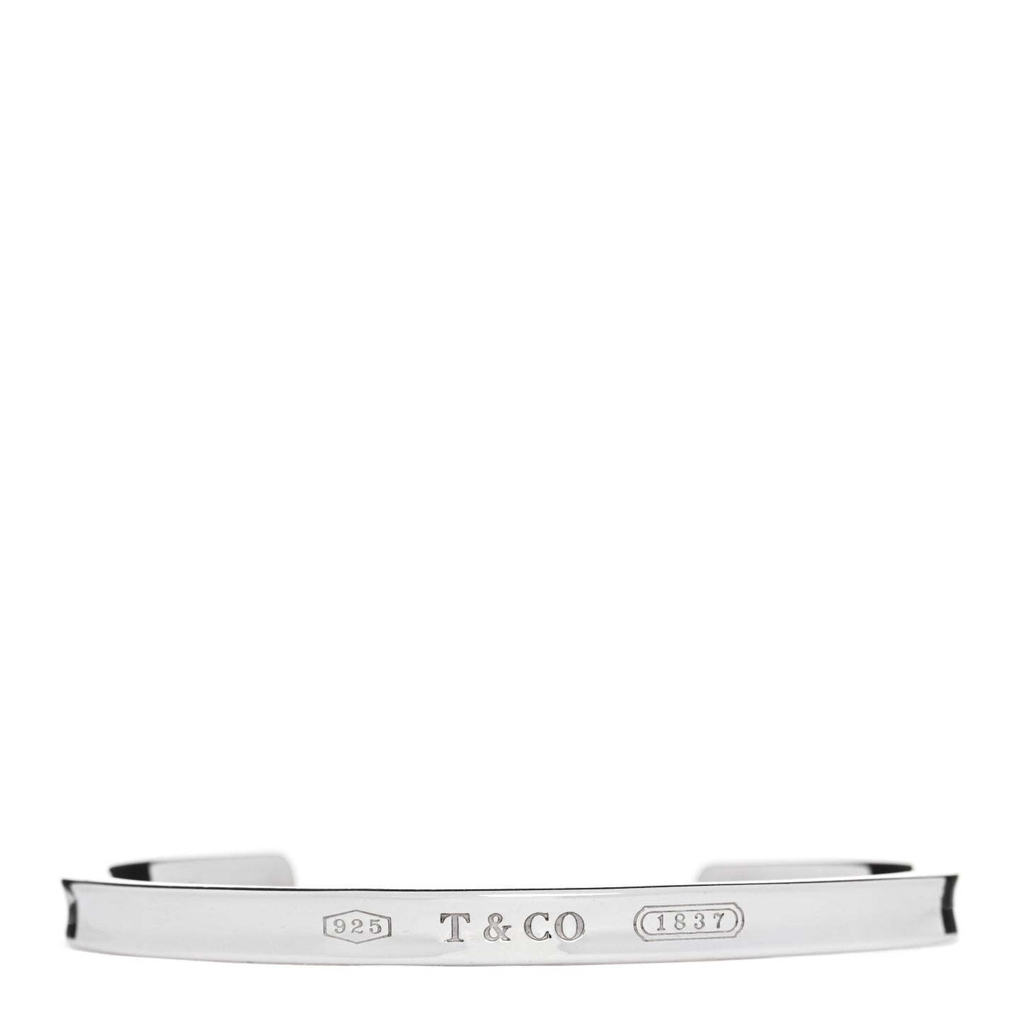 Sterling Silver Narrow 1837 Cuff Bracelet