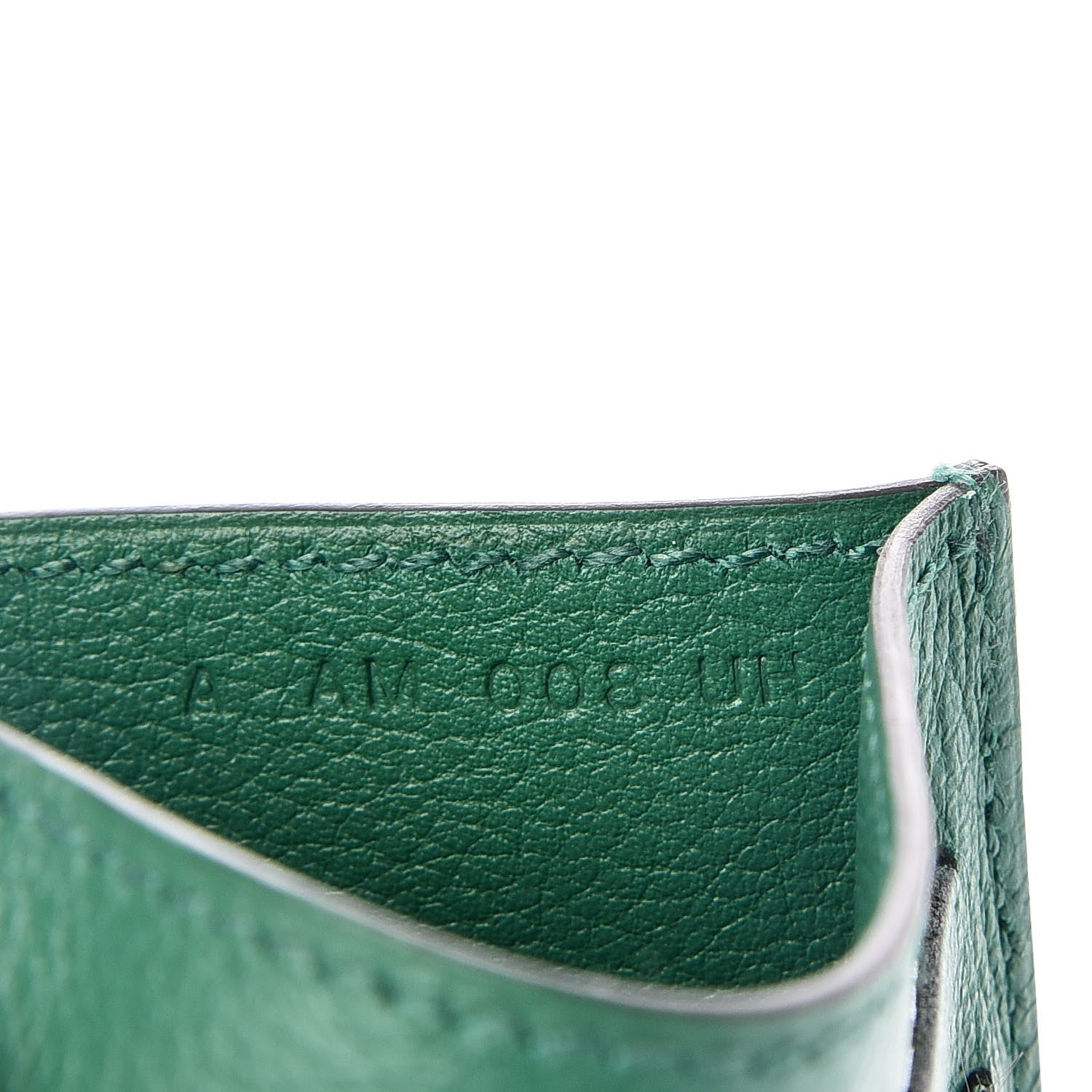 Hermes Evercolor Citizen Twill Card Case Vert Vertigo Orange Ciel 8 of 8