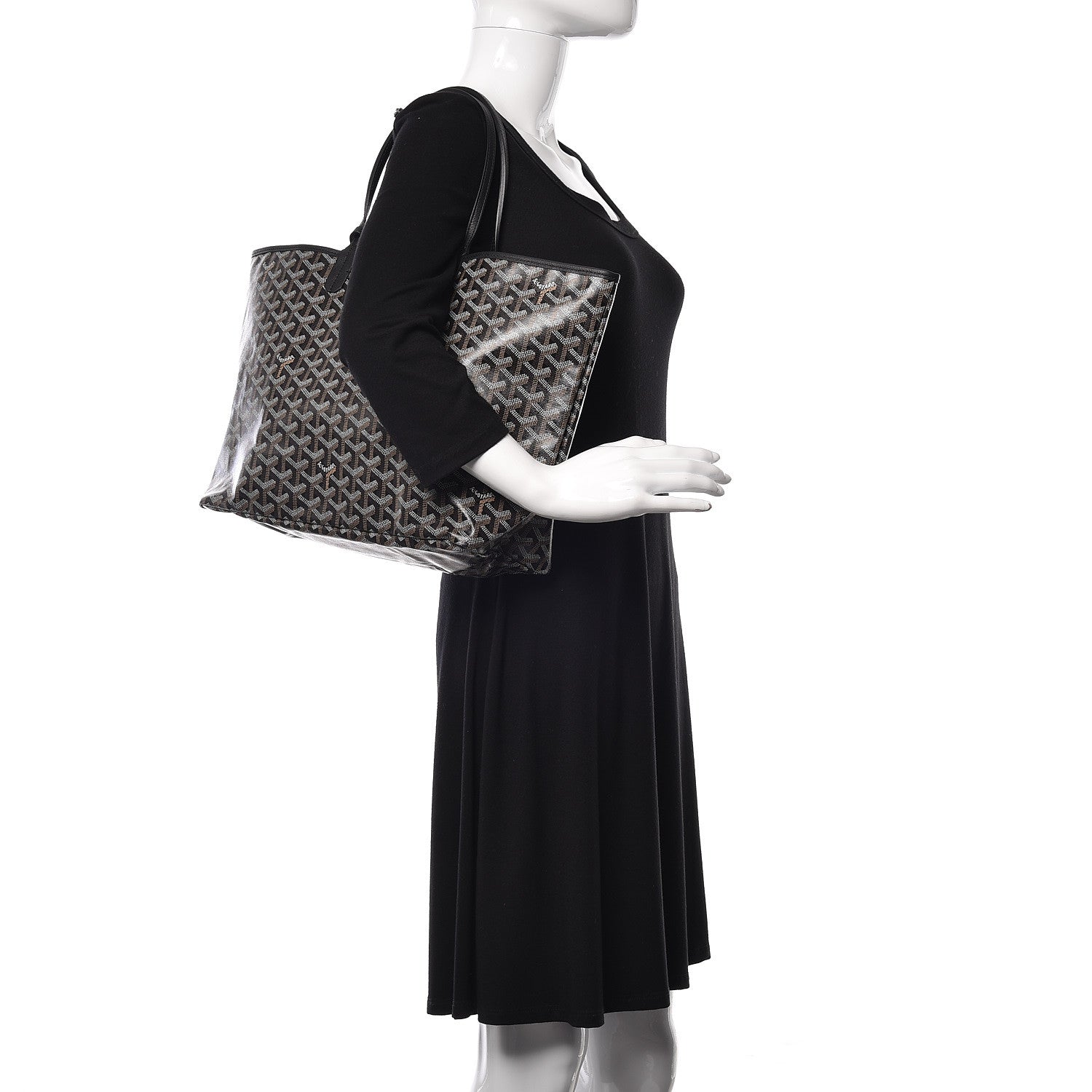 Goyard Goyardine Saint Louis PM Black 2 of 11