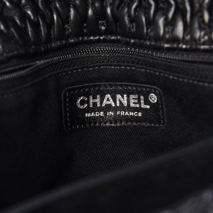 Chanel Vinyl Lambskin Quilted Shoulder Flap Black 6 of 10