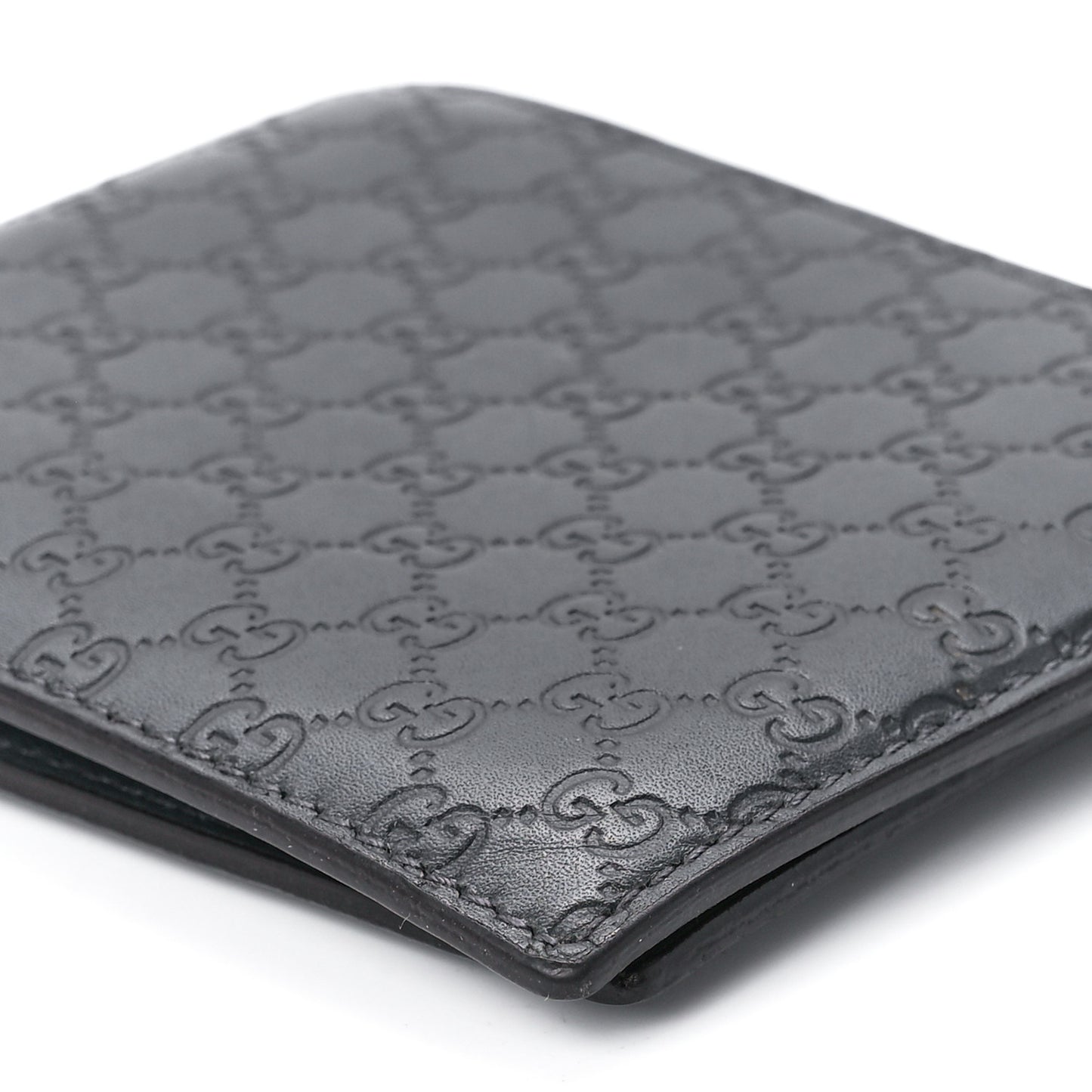 Guccissima Avel Bi-Fold Wallet Gray
