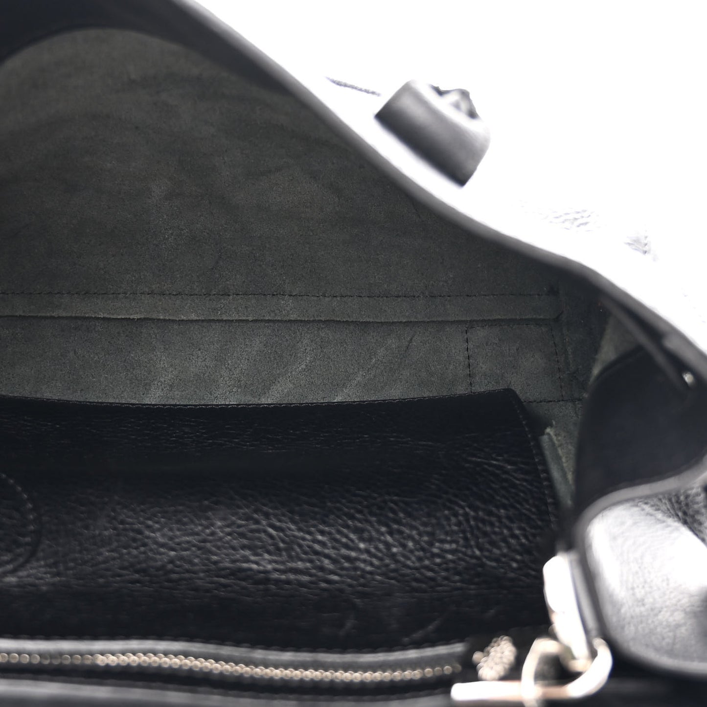 Classic Grain Calfskin Small Bayswater Backpack Black