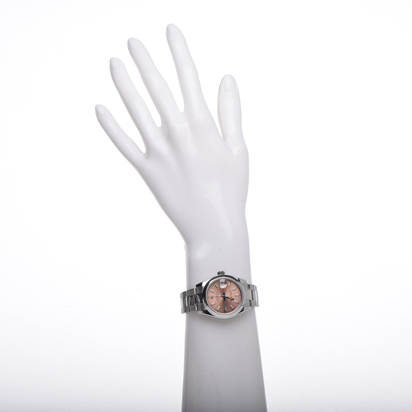 Stainless Steel 31mm Oyster Perpetual Datejust Watch Pink 178240