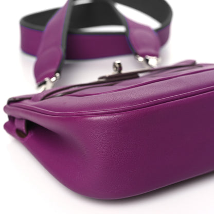 Hermes Veau Swift Mini Sac Berline Anemone Bleu Electrique 9 of 10