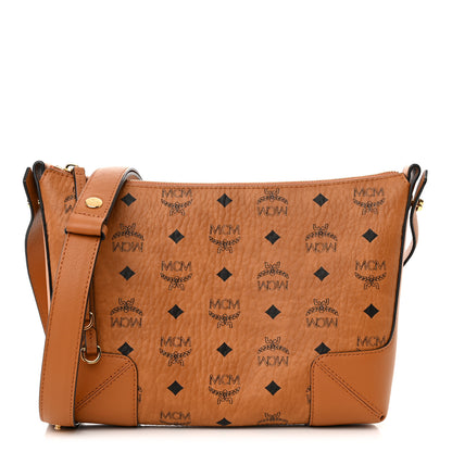 MCM Visetos Small Klara Hobo Cognac 1 of 10