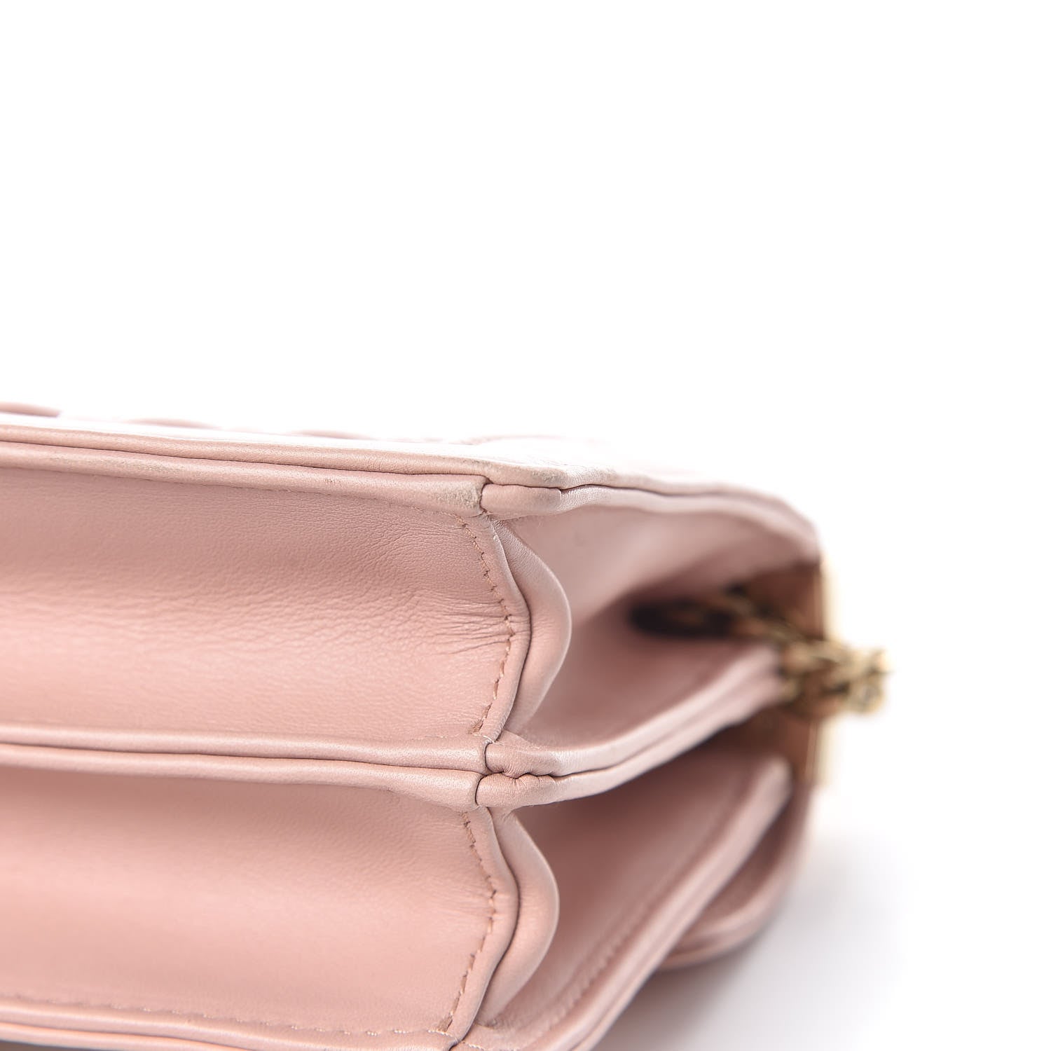 Miu Miu Lambskin Confidential Matelasse Chain Shoulder Bag Orchidea 11 of 11