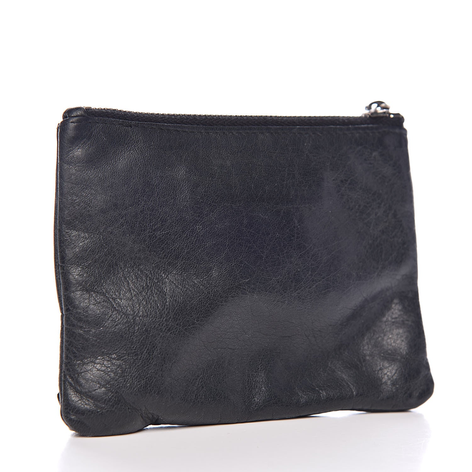 Balenciaga Agneau Giant 12 Silver Hardware M Porte-Monnaie Coin Purse Black 3 of 10