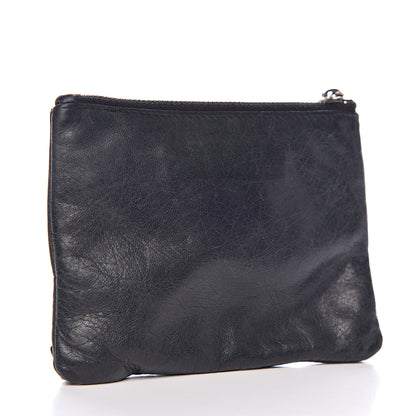 Balenciaga Agneau Giant 12 Silver Hardware M Porte-Monnaie Coin Purse Black 3 of 10