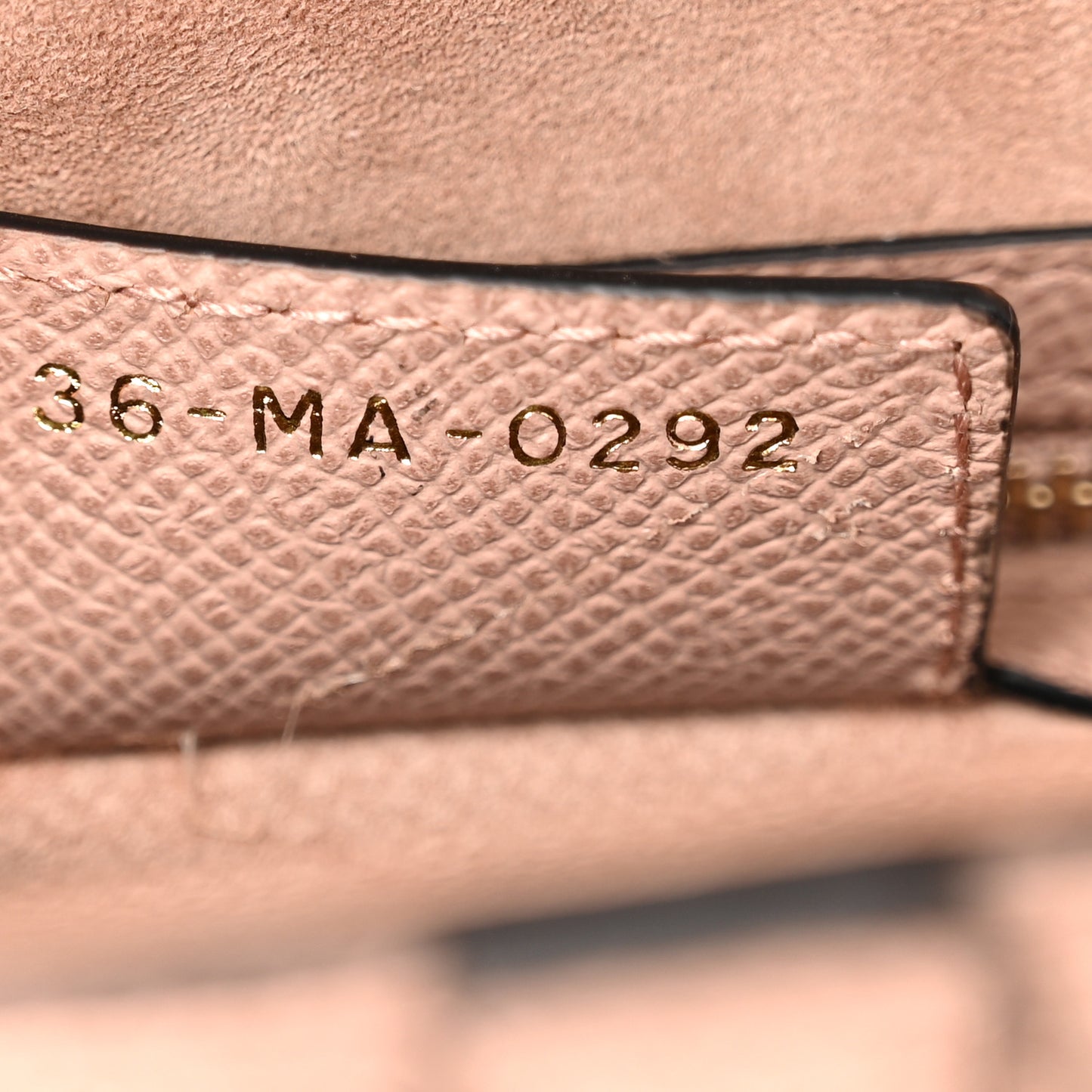 Grained Calfskin Saddle Bag With Strap Blush