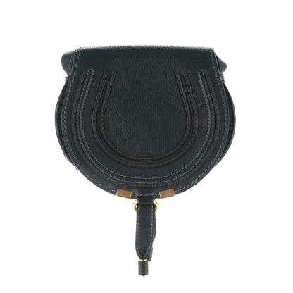 Chloe Calfskin Mini Marcie Round Crossbody Bag Black 1 of 7