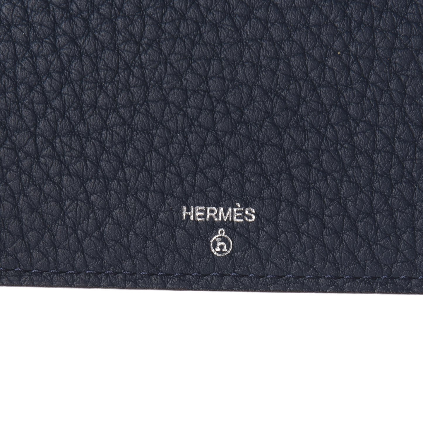 Togo Crocodile Bear Petit H Card Case Bleu Nuit Black Ultraviolet
