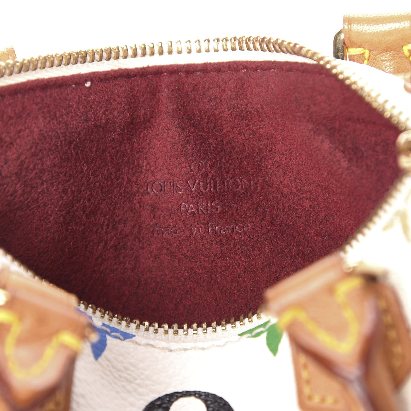 Monogram Multicolor Mini Sac HL Speedy White