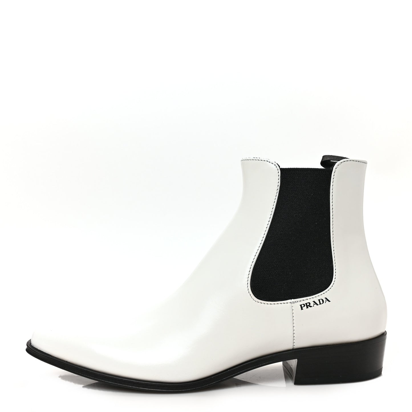 Spazzolato Chelsea 30mm Ankle Boots 36 White
