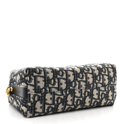 Christian Dior Oblique 30 Montaigne D-Cosy Pouch Blue 4 of 12