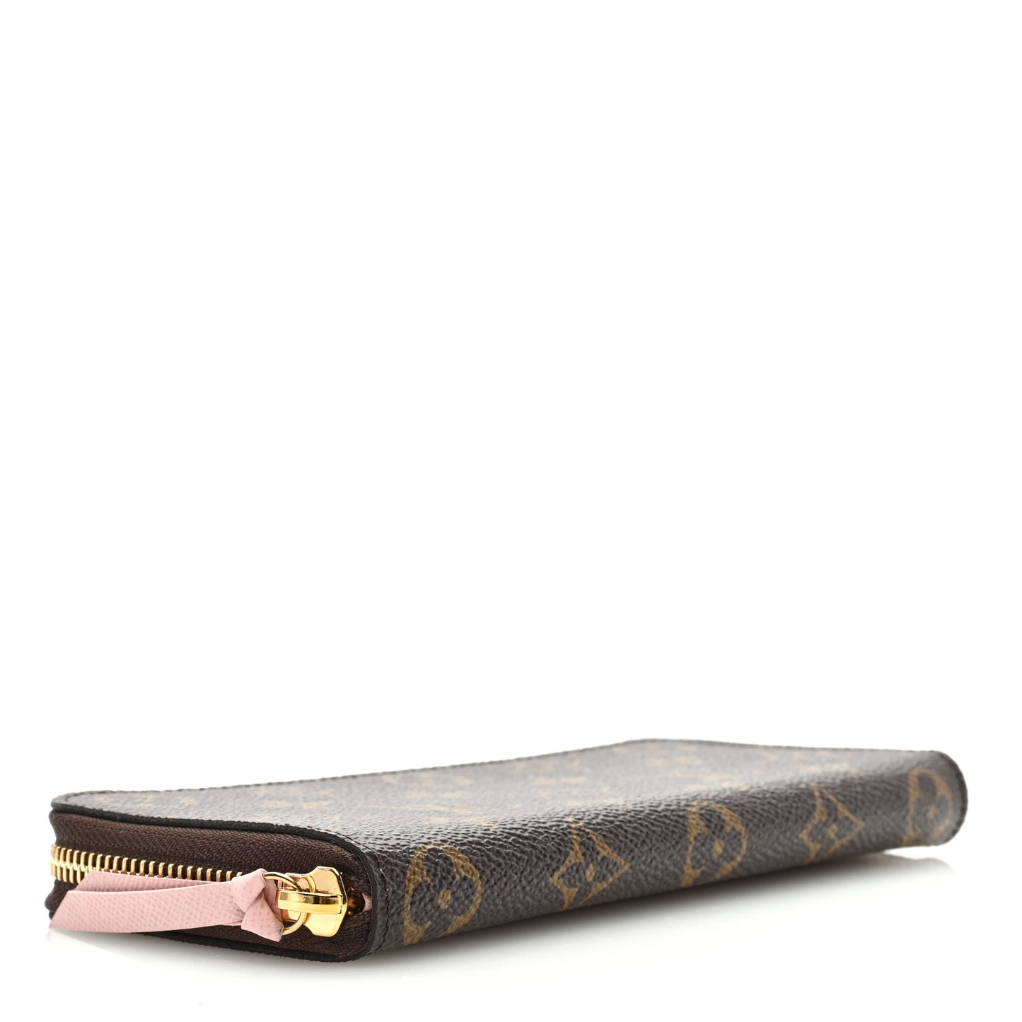 Monogram Clemence Wallet Rose Ballerine