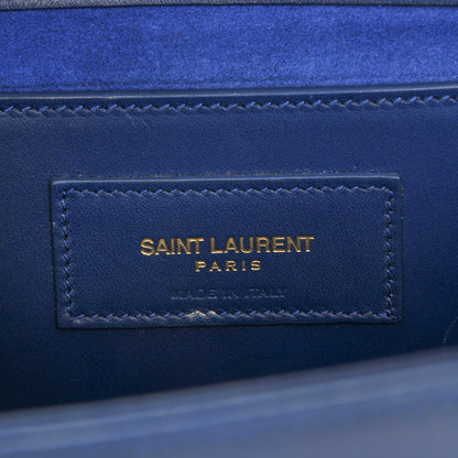 Saint Laurent Smooth Calfskin Medium Classic Monogram Kate Tassel Satchel Royal Blue 8 of 8