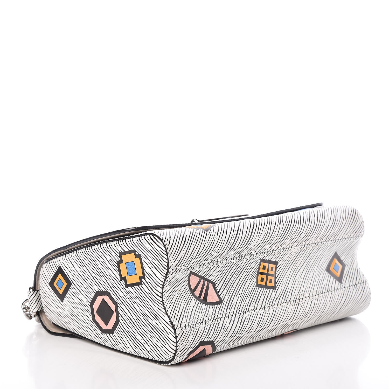 Louis Vuitton Epi Azteque Twist Shoulder Bag MM White 3 of 9