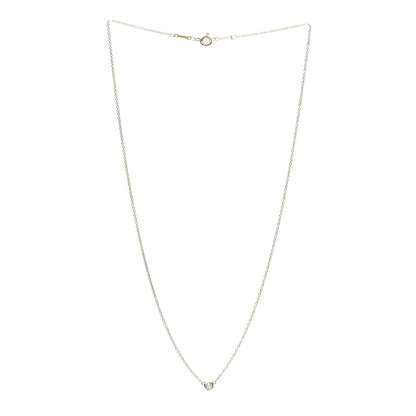 Tiffany 18K Yellow Gold Diamond .08ct Elsa Peretti Diamonds by the Yard Pendant Necklace 3 of 6
