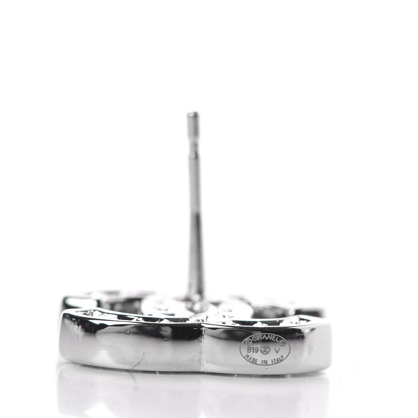 Crystal Timeless CC Earrings Silver