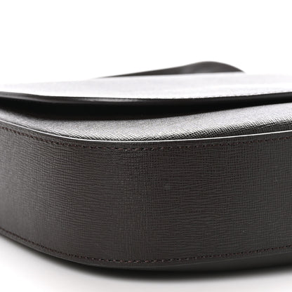 Mansur Gavriel Calfskin Flap Crossbody Bag Dark Brown 8 of 10