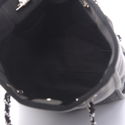 Chanel Canvas Mini Deauville Tote Grey 5 of 10