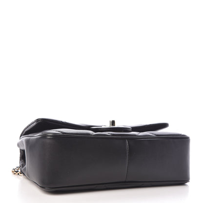 Chanel Lambskin Quilted Small Easy Carry Flap Black 4 of 11
